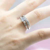 Frehsky prstenovi cirkon umetnuti prsten i prstenovi američki klilični nakit europski prstenovi pokloni za dan