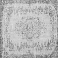 Tradicionalni pravokutni perzijski tepisi u sivoj boji za prostore tvrtke, 6' 9'