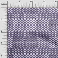 Jednobojni pamučni Poplin ljubičasta Tkanina Geometrijski materijal za šivanje tkanina s otiskom širine dvorišta