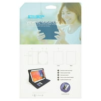 Čvrsta zaštitna Futrola za knjige od kože od 9 -10 za većinu tableta s utorima za memorijsku karticu - tamnoplava