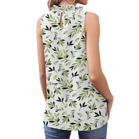 Bluze za žene Plus size rasprodaja ženski modni prsluk bez rukava s printom majica bluza casual vrhovi