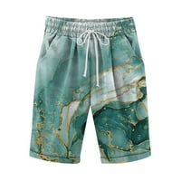 Joau Womens Tropical Print String String Bermuda kratke hlače Summer Elastic Visoki struk ležerna lagana lagana