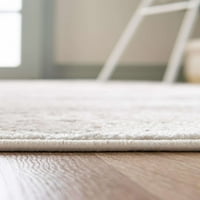 Jedinstveni tepih od 2 ' 9 ' 10 Bež i smeđe boje u boemskom stilu idealan je za kupaonicu, hodnik, blatnu sobu,