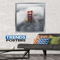 Plakat na zidu San Francisca-most za maglu, 22.375 34