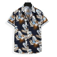 havajske košulje za muškarce, ljetna košulja s tropskim uzorkom, modne košulje kratkih rukava, košulja na kopčanje,