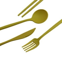 Putni pribor za jelo s futrolom plastični pribor za jelo pribor za jelo štapići za jelo