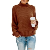 Piepiebuy ženske džempere od kornjača batwing dugih rukava pleteni vrhovi pulovera