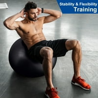 Fitness vježbanje i kugla za vježbanje, joga kugle stolica, izvrsno za kondiciju, ravnotežu i stabilnost ekstra