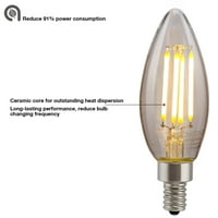 LED žarulja sa žarnom niti sa žarnom niti 4,5 vata-svjetiljka u vintage stilu navedena u A. M., meka bijela boja
