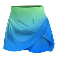 Ženske biciklističke kratke hlače dvodijelne sportske rastezljive kratke hlače ljetne plisirane teniske suknje