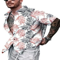 SANVIGLOR MEN MUM Majica majica kratkih rukava majica majica na vratu havajske majice dnevno nošenje ljetnih košulja