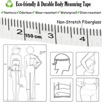 Mjera mekane trake za tijelo mjerenje vrpce mjerne vrpce liječnici za šivanje krojača zanatske tkanine od ravnala