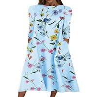 Capreze dame dugačka haljina seksi vrećica Sundress Beach Maxi haljine cvjetni print