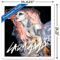 Dama Gaga - plakat na zidu s narančastom kosom, 14.725 22.375