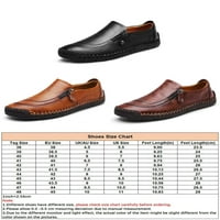 Muške ravne cipele; klasične mokasine; Ležerne natikače; poslovne prozračne cipele; udobne mokasine; Crna 8