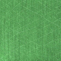 Ahgly Company zatvoreni kvadratni orijentalni smaragdni zeleni industrijski prostirke, 4 'kvadrat