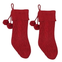 Svečane crvene božićne čarape, 20