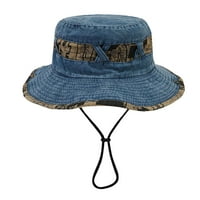 _ Šešir za sunčanje širokog oboda za muškarce i žene, vanjski safari šešir s UV zaštitom, lagani šešir u stilu