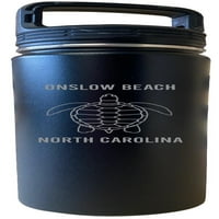 Dvostruka zidna boca za vodu od nehrđajućeg čelika s ugraviranom uncom na Plaži Onslough u Sjevernoj Karolini
