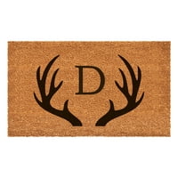 Podna prostirka s monogramom jelenskog roga, 24 36