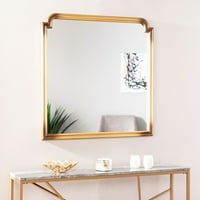 Ukrasno zidno ogledalo u stilu Art Deco, prijelazno, zlato