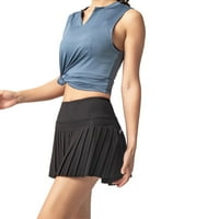 Ženske plisirane teniske suknje visokog struka lagane sportske kratke hlače za golf suknje s kratkim hlačama