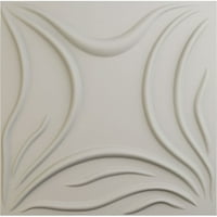 Ekena Millwork 5 8 W 5 8 h Savannah Endurawall Dekorativna 3D zidna ploča, Ultracover saten cvjetanje bijelo