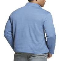 Geoffrey Beene muški veliki i visoki četvrti zip twill pulover