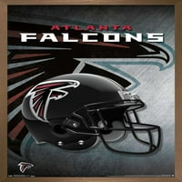 Atlanta Falcons - plakat na zidu s kacigom, 14.725 22.375