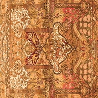 Tradicionalne prostirke u perzijskoj narančastoj boji, kvadrat 4 inča