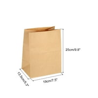 Papirnate vrećice paketići smeđa papirnata vrećica za namirnice 3 lbs 7. 5. 5. 3. 7. 7. 7.g za slatke zalogaje,