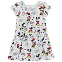 Disney Mickey Mouse Minnie Mouse Skater haljina i Scrunchie dojenčad do velikog djeteta