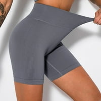 Biciklističke kratke hlače za žene visokog struka za podizanje guzice kontrola trbuha bešavna scrnch scrande kratke