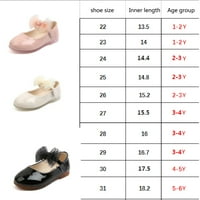 Dječje cipele za djevojčice, ravne princezine baletne cipele, večernje vjenčane cipele s mašnom, cipele od umjetne