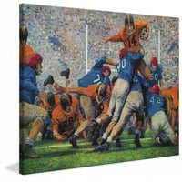 Marmont Hill Playoff Game Line Art Canvas Print iz kolektiva Art Marmont Hill Art