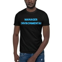 2xl plavi menadžer okolišni pamučni majica s kratkim rukavima po nedefiniranim darovima