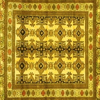 Tradicionalni perzijski tepisi u žutoj boji koji se mogu prati u perilici rublja, od 8 četvornih metara
