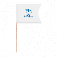 Lion Scottish Finger Art Deco modne zastava za čačkalice Oznaka oznaka za zabavu za tortu s pločama od sira
