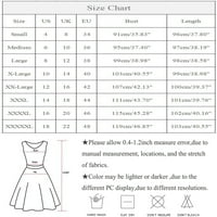 Haljine za žene udobne kvadratne dekolte bez rukava Visok struk ljetna dužina koljena A-line sive solidne haljine