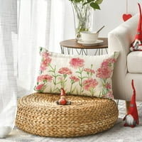 Jastučnica s ružičastim cvijetom karanfila Majčina ljubav jastučnica za kauč na razvlačenje