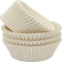 Standardne premium bijele šalice za muffine otporne na masnoću, šalice za pečenje muffina za vjenčanje, 100 komada
