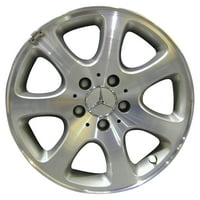 Obnovljeni OEM kotač od aluminijske legure, obrađen od srebrnog ventilatora, odgovara 2003-Mercedes CLK320