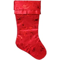 Vrijeme odmora božićni dekor folija poinsettia 20 čarapa