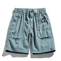 Muške kratke hlače za casual jogging pamučne ljetne Vintage sportske kratke hlače za plažu zelene boje 30