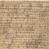 Američki obrt svakodnevno jednostrani karton 12 x12 -glazba