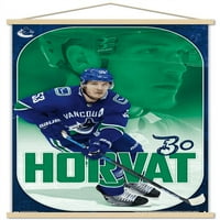 Vancouver Canucks - Bo Horvat zidni plakat s magnetskim okvirom, 22.375 34