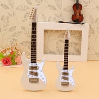 Minijaturna replika električne gitare s bo stand glazbenim instrumentima model ukras božićni poklon dekor doma