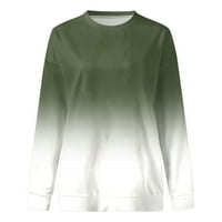 Ženske majice s dugim rukavima majice s dugim rukavima bluze s okruglim vratom puloveri Plus veličine dukserice