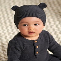 Moderni trenuci Gerber Baby Boy, djevojčica i unise džemper pleteni ctarsill & šešir set, novorođenčad- mjeseci