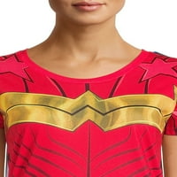 Junior's Wonder Woman grafička majica s uklonjivim ogrtačem, size S-XL
